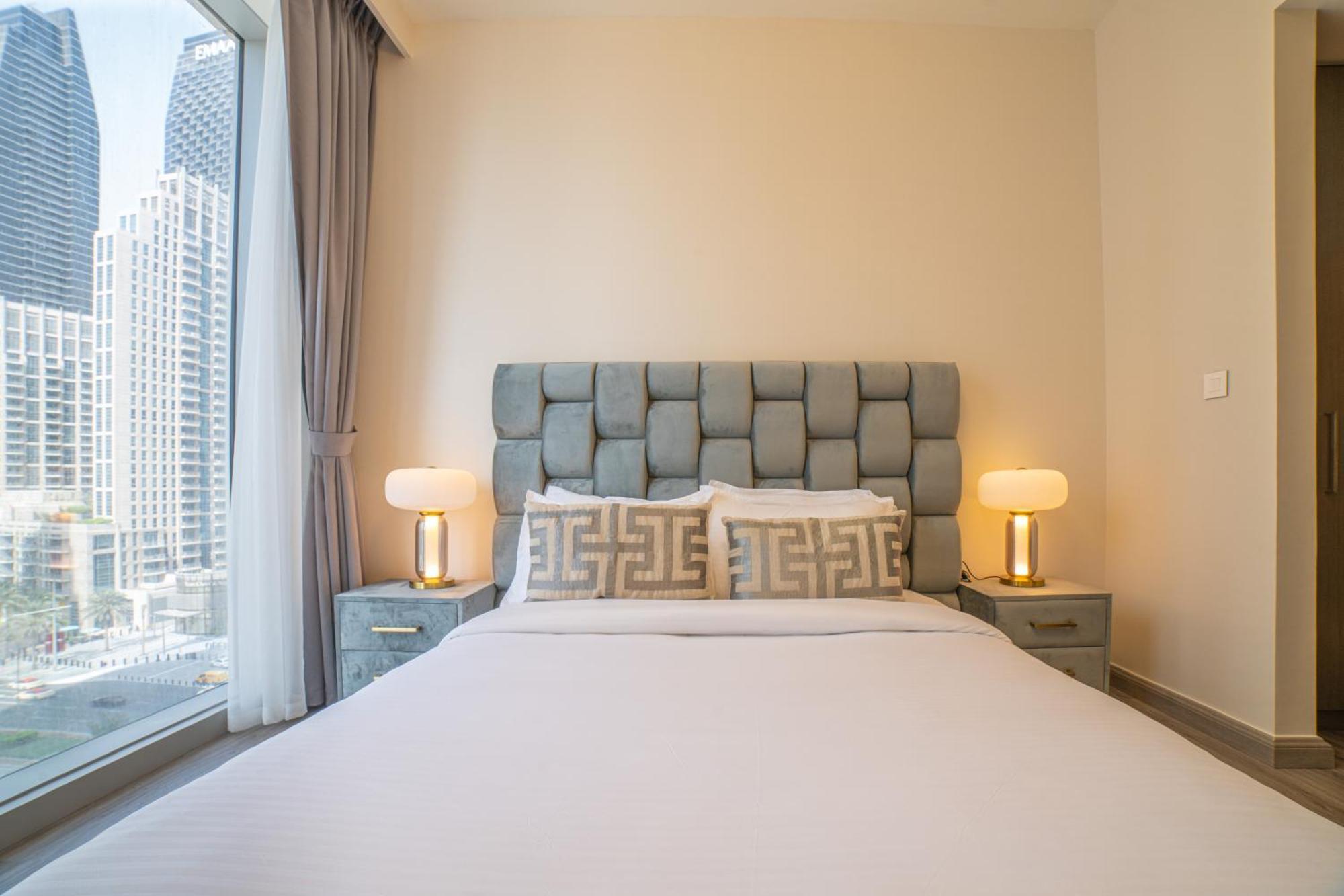 First Class 2Br With Full Dubai Boulevard View ภายนอก รูปภาพ