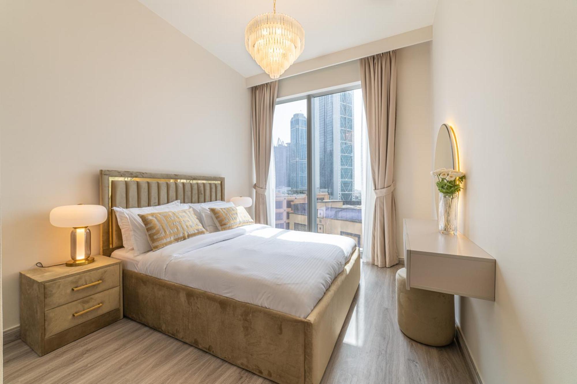 First Class 2Br With Full Dubai Boulevard View ภายนอก รูปภาพ