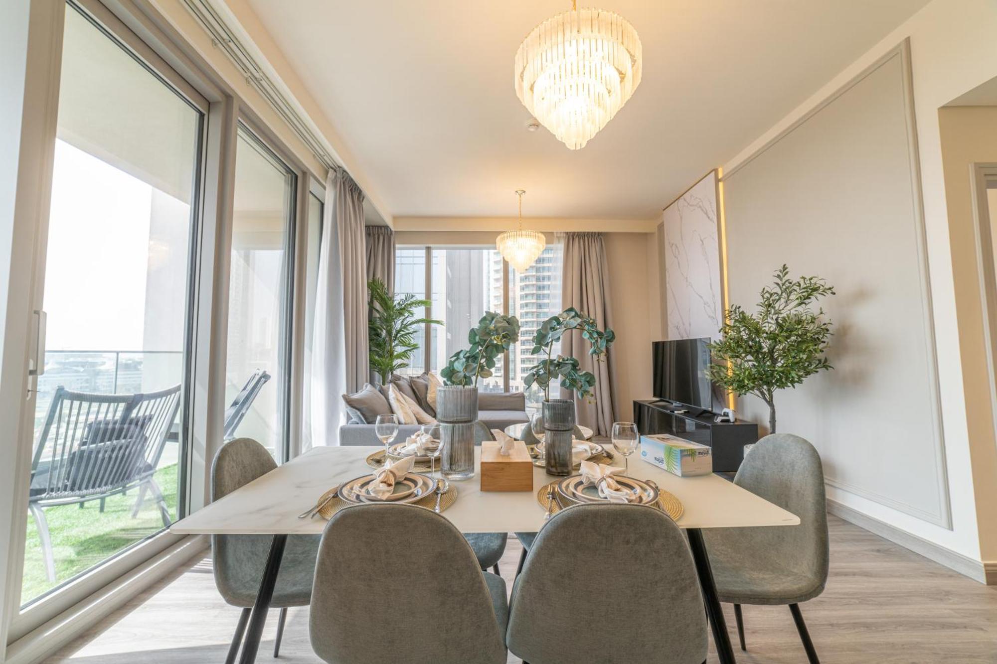 First Class 2Br With Full Dubai Boulevard View ภายนอก รูปภาพ