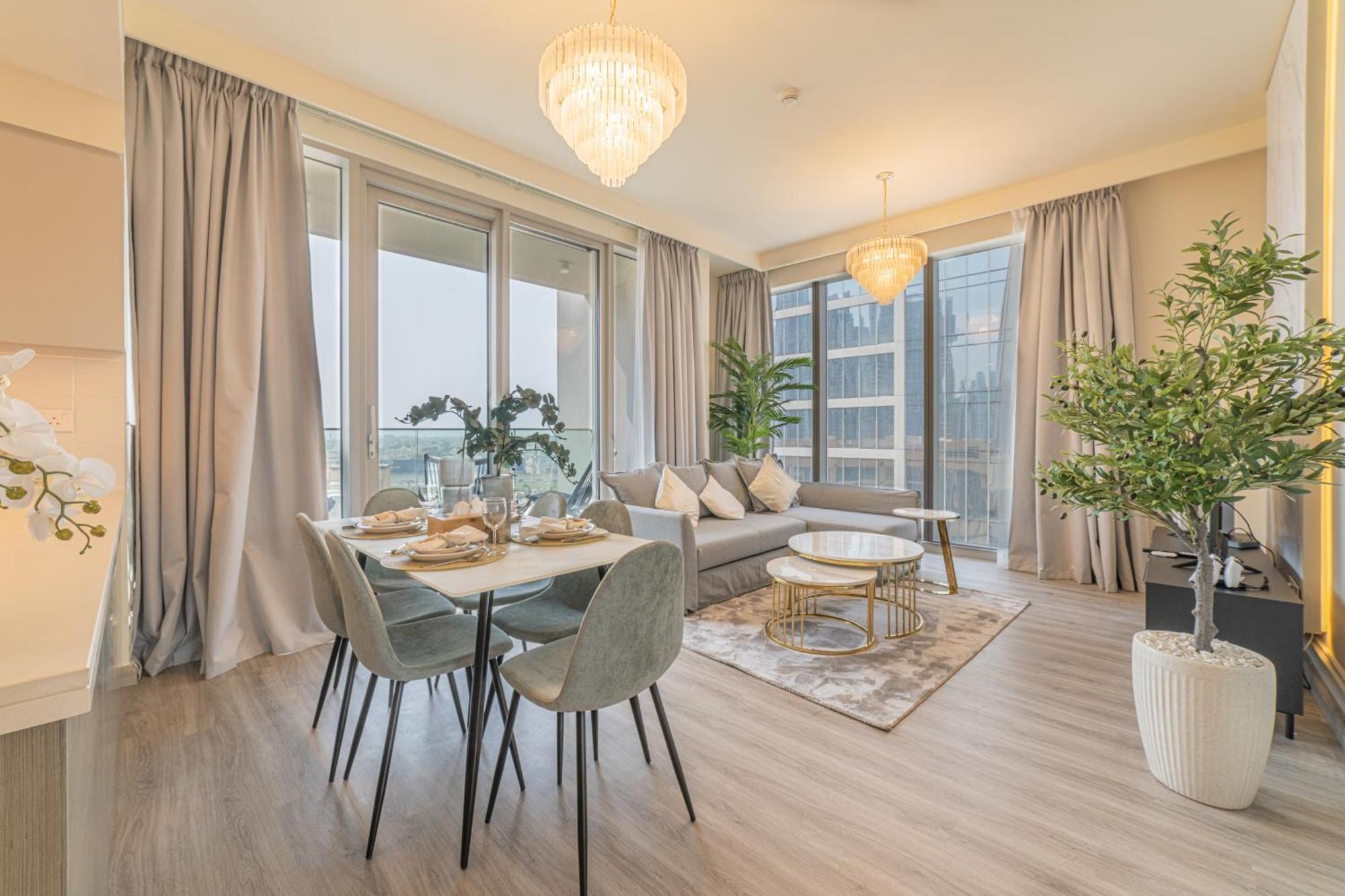 First Class 2Br With Full Dubai Boulevard View ภายนอก รูปภาพ